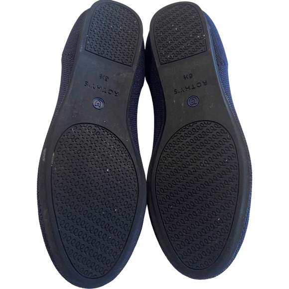 Rothy's Rounded Toe Flats in Maritime Navy Blue - Size 6.5 - Picture 4 of 11